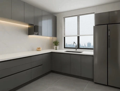 Light Grey Gloss Kitchen Cupboards best